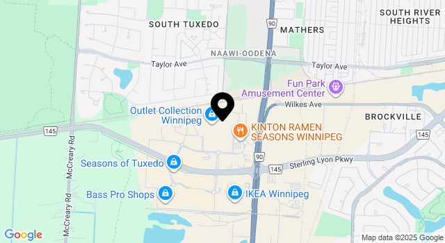 outlet-collection-winnipeg map