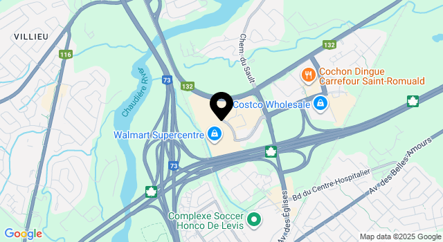 mega-centre-rive-sud map