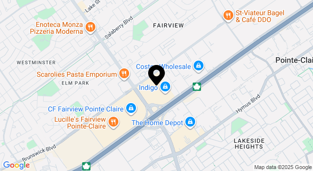 complexe-pointe-claire map
