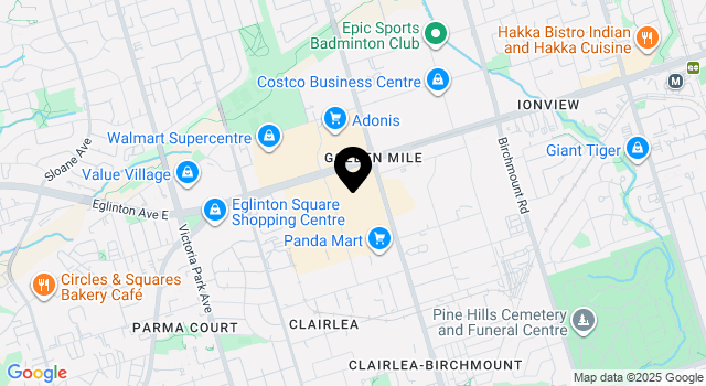 riocan-warden-centre map