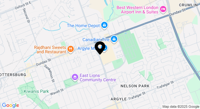 smart-centres-london-east map
