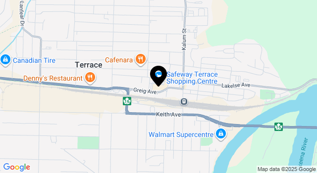 terrace-shopping-centre map