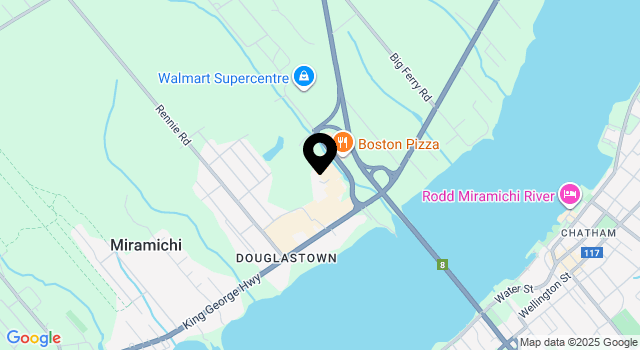 miramichi-power-centre map