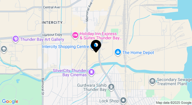 intercity-shopping-centre map