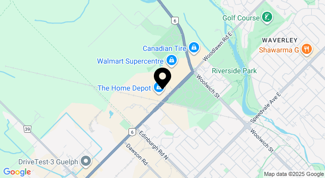 smart-centres-guelph map