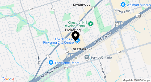 pickering-town-centre map