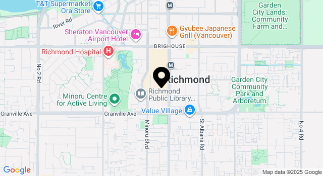 richmond-centre map