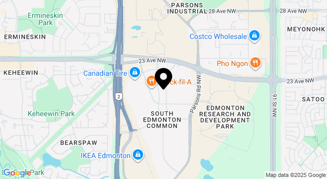 south-edmonton-common map