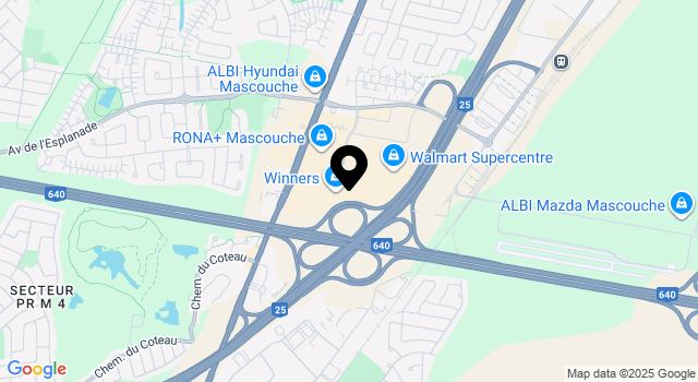 smart-centres-mascouche map