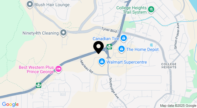 smart-centres-prince-george map