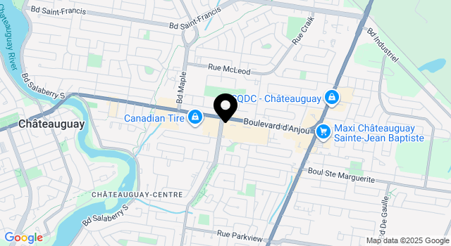 centre-regional-chateauguay map