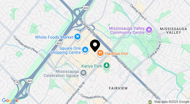 square-one-shopping-centre map