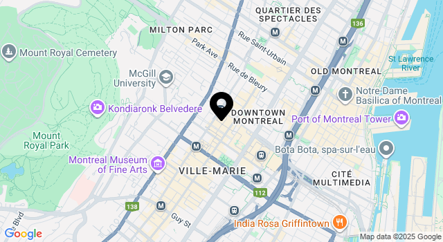 centre-eaton-de-montreal map