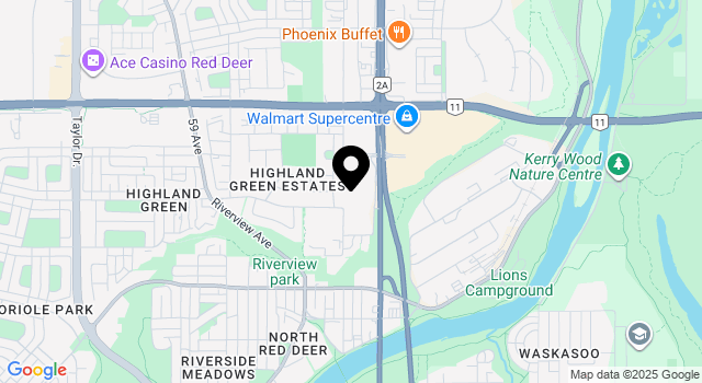 red-deer-village map