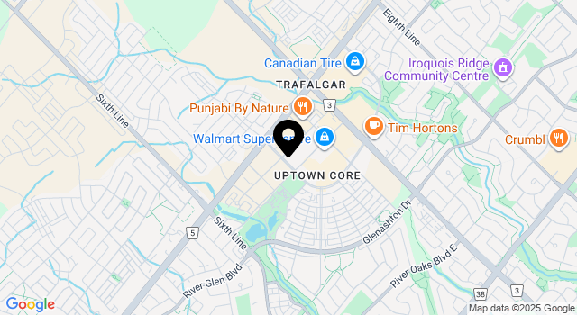 smart-centres-oakville map