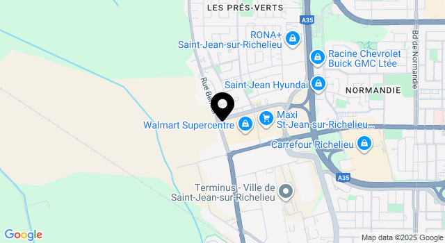 smart-centres-saint-jean map