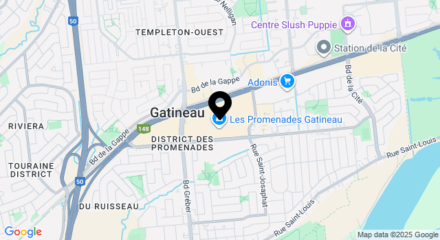 les-promenades-gatineau map