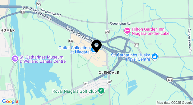 outlet-collection-at-niagara map