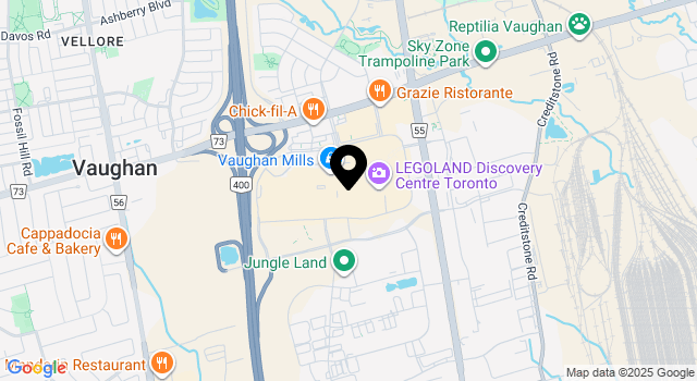 vaughan-mills map