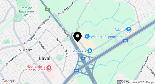 smart-centres-laval-est map
