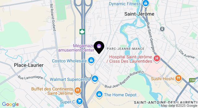 mega-centre-st-jerome map
